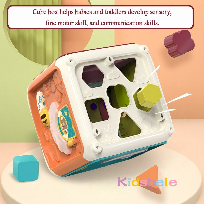 Baby Activity Cube - Educational Toy for Ages 6 Months to 3 Years